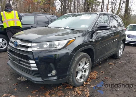 2017 Toyota Highlander Hybrid Limited z USA, uszkodzony, nr VIN 5TDDGRFH3HS022162
